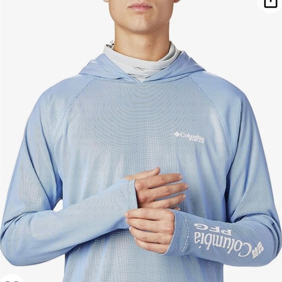 NWT Columbia Men’s Terminal Deflector Hoodie, size XS Sun shirt - Picture 4 of 7